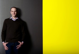 Professor David Choffnes inside West Village H