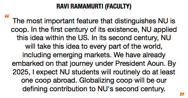 Ravi Ramamurti's #TrueNortheastern post