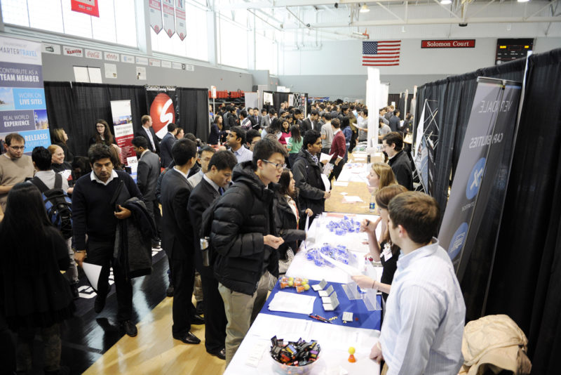 Students, employers tout coop at career fair News Northeastern