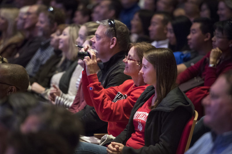 Campus buzzes with excitement during Parent and Family Weekend News