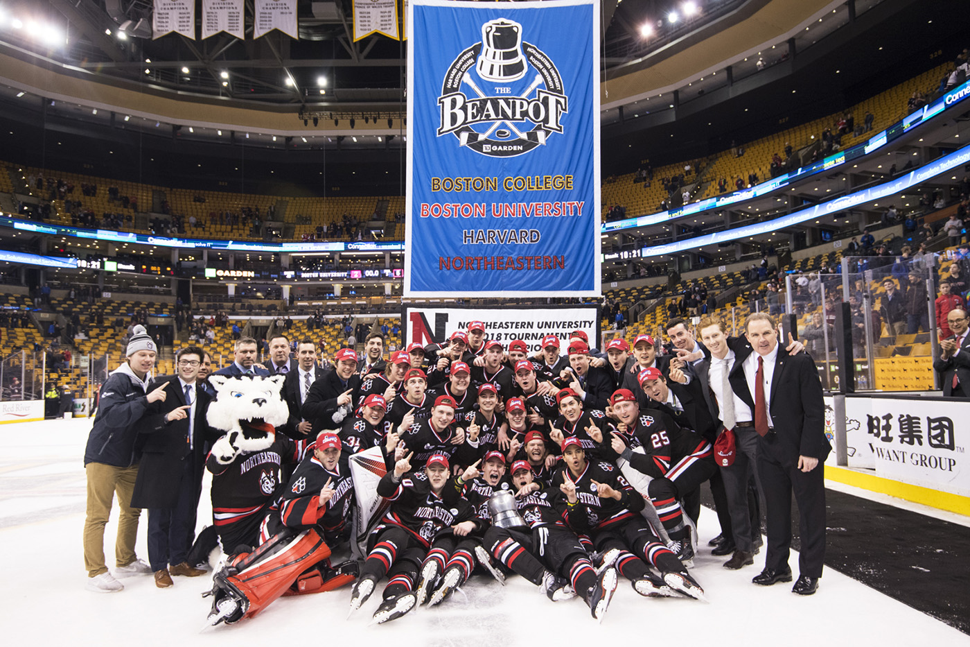 Beanpot champions! News Northeastern