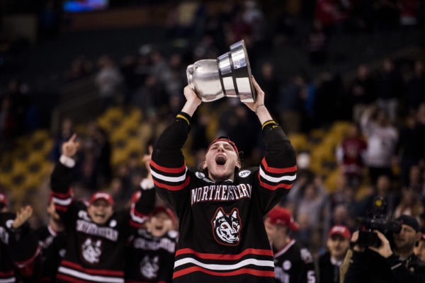 The wait is over. Northeastern wins Beanpot title