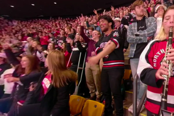 360 Video: ‘Stacy’s Mom’ rocks TD Garden for Northeastern during the Beanpot