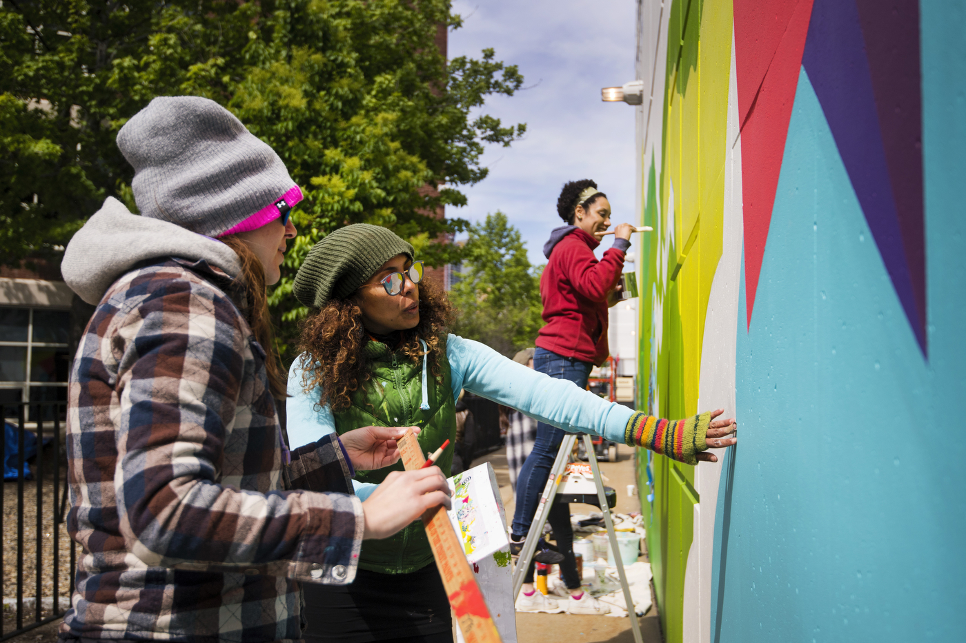 Northeastern’s newest public art is a vibrant passageway to campus ...