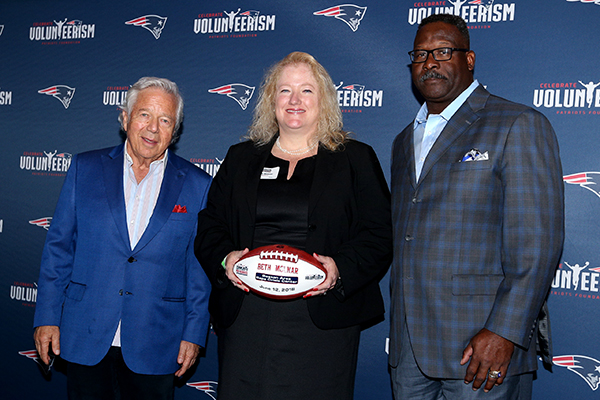 New England Patriots Honor Northeastern Professor For Providing Support 