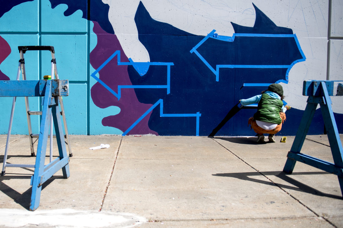 Northeastern’s newest public art is a vibrant passageway to campus ...