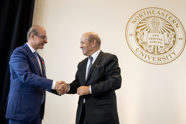 Northeastern President Joseph E. Aoun receives France’s highest honor