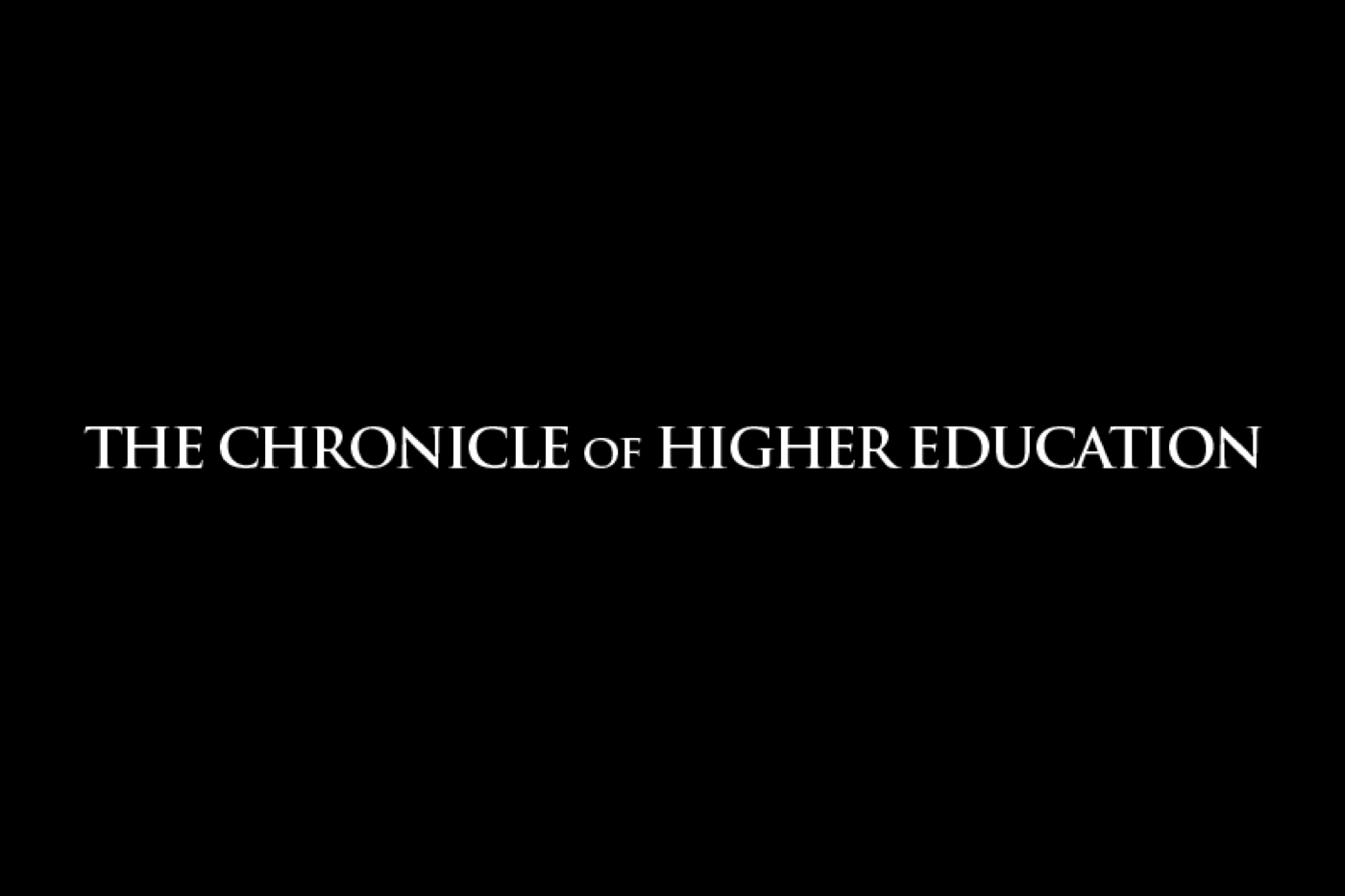 Chronicle of Higher Education Logo