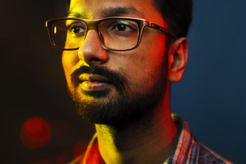 Ahmad Bashir developed a new technique to discover the extent to which personal data gets shared with online advertising companies. Photo by Adam Glanzman/Northeastern University