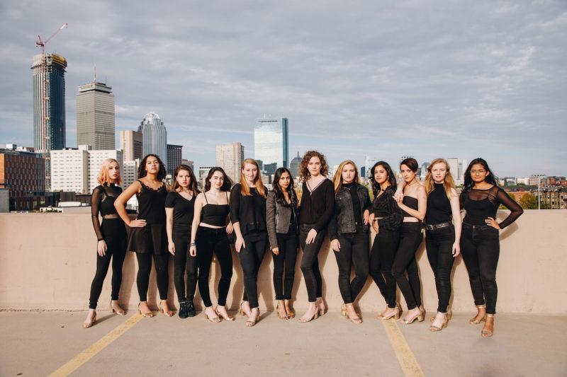 Pitch, Please!—Northeastern’s all-female a cappella group—will appear on an upcoming episode of Sing That Thing! on the Boston television station WGBH.  Photo by Riley Robinson.