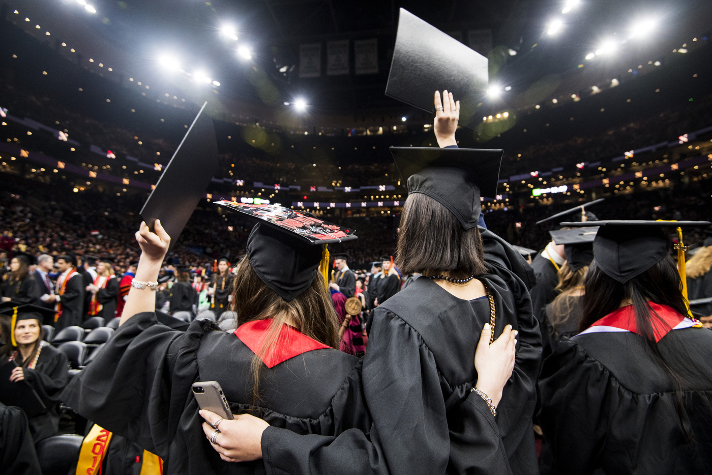 More than 4,000 students received diplomas at Commencement, which was held at TD Garden in Boston.
