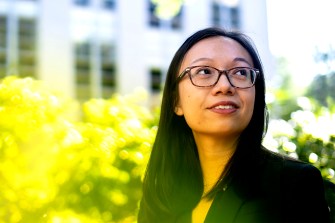 Weiling Liu, a new assistant professor of finance, studies how business decisions made at some of the largest financial institutions in the world affect the people who depend upon those institutions for their banking, insurance, and more. Photo by Ruby Wallau/Northeastern University