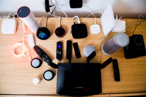 The smart devices in your home are listening to you, recording your whereabouts, and sending data to technology companies and other third-parties, according to a new study by David Choffnes, an associate professor at Northeastern. Photo by Matthew Modoono/Northeastern University