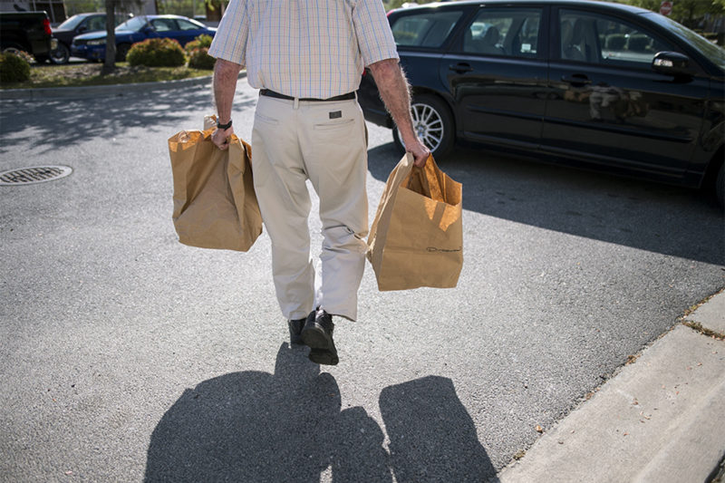 Proposed budget cuts by President Trump's administration may cut grant funding which heavily supports programs such as Meals on Wheels. Josh Galemore/Savannah Morning News via AP