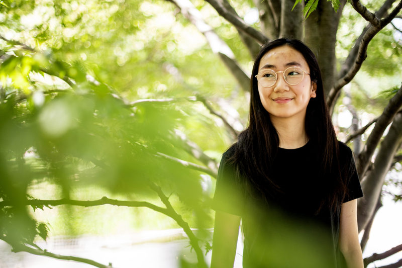 Janet Cheung will study political science and environmental studies at Northeastern starting in the fall 2020 semester. She wants to use her degrees to influence climate change policy. Photo by Matthew Modoono/Northeastern University