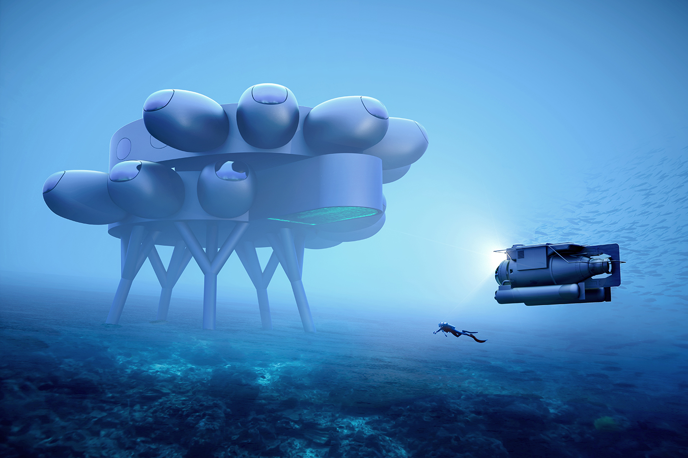 They’re planning to build a new space station… at the bottom of the ocean
