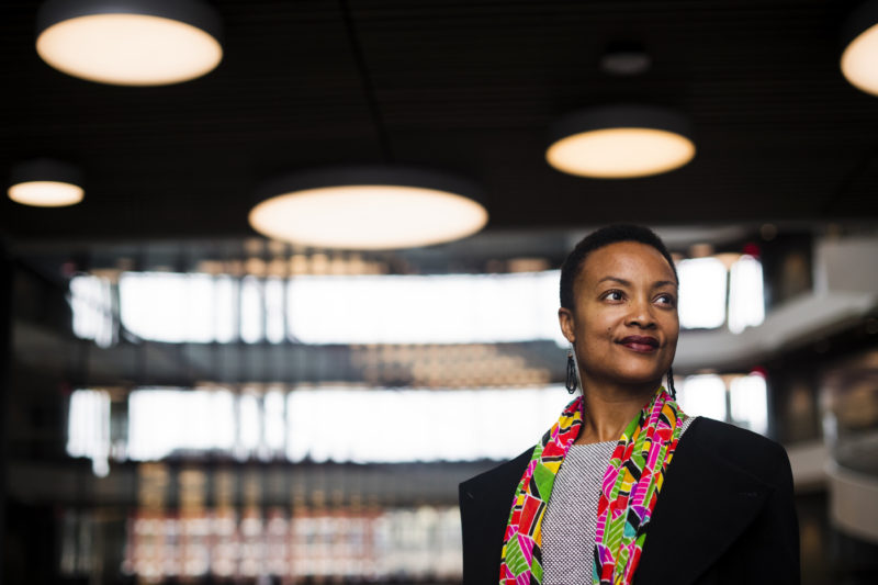 Shalanda Baker, professor of law, public policy and urban affairs, has joined President Biden's administration as deputy director for energy justice at the Department of Energy. Photo by Adam Glanzman/Northeastern University