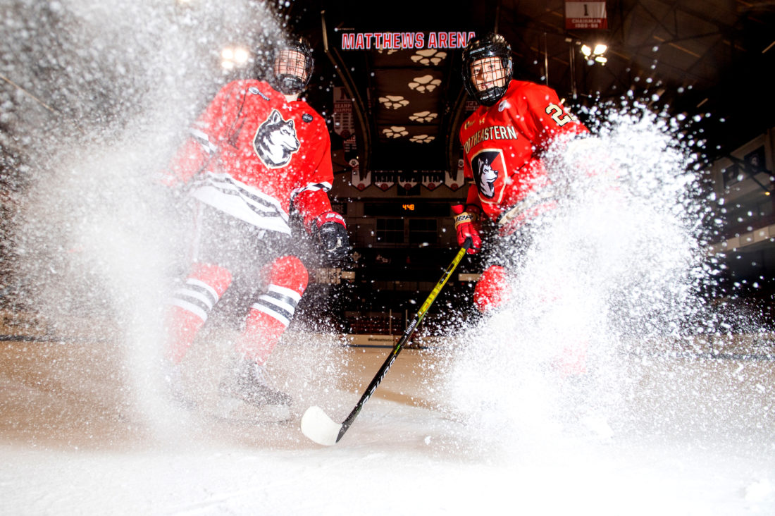 Hockey siblings Skylar and Gunnar Fontaine - News @ Northeastern