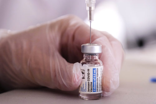 With distribution of the Johnson & Johnson vaccine temporarily on ice, “we’re putting really all our eggs in the basket of Pfizer and Moderna” to inoculate the millions of people in the U.S. who will become eligible for a shot on April 19, says Nada Sanders, distinguished professor of supply chain management. And that’s a risky, if necessary, bet. AP Photo by Ringo Chiu
