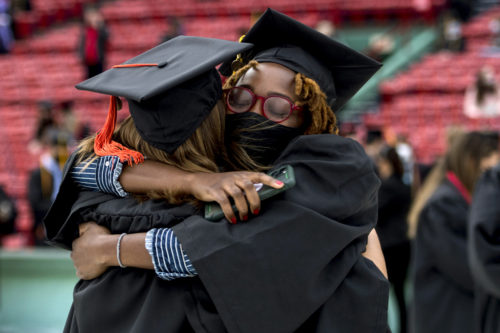 The Northeastern Class of 2021 celebrated Commencement across five ceremonies on Saturday and Sunday in the unique setting of Fenway Park in Boston.