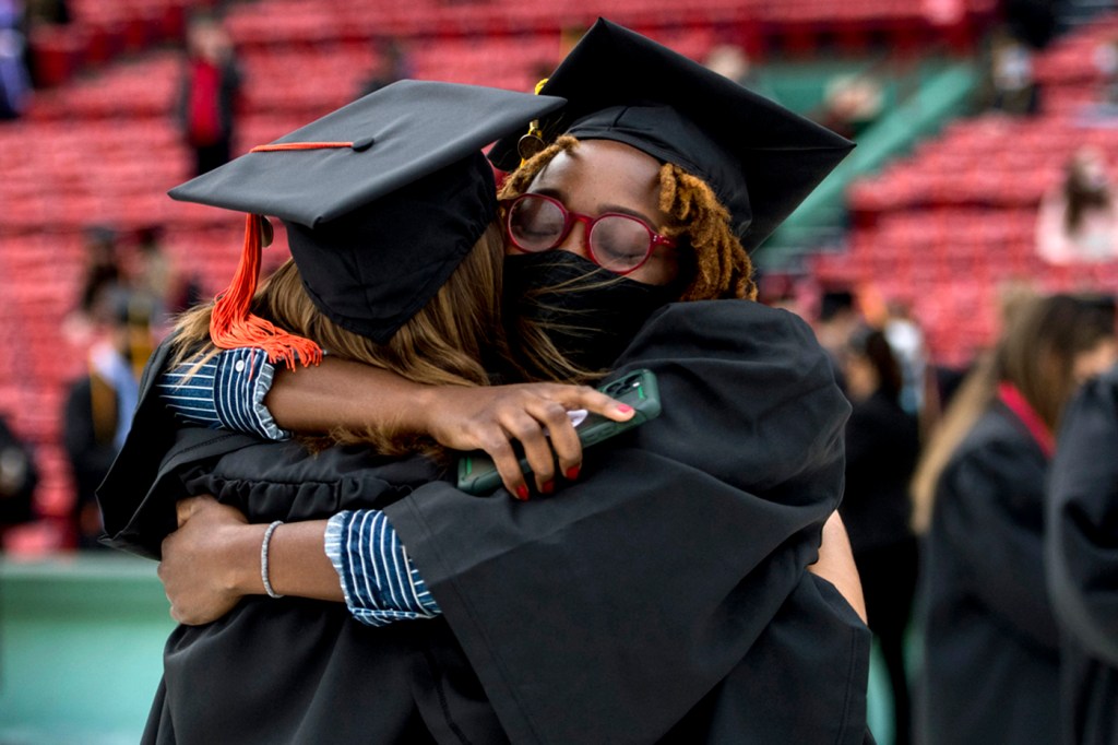The Northeastern Class of 2021 celebrated Commencement across five ceremonies on Saturday and Sunday in the unique setting of Fenway Park in Boston.