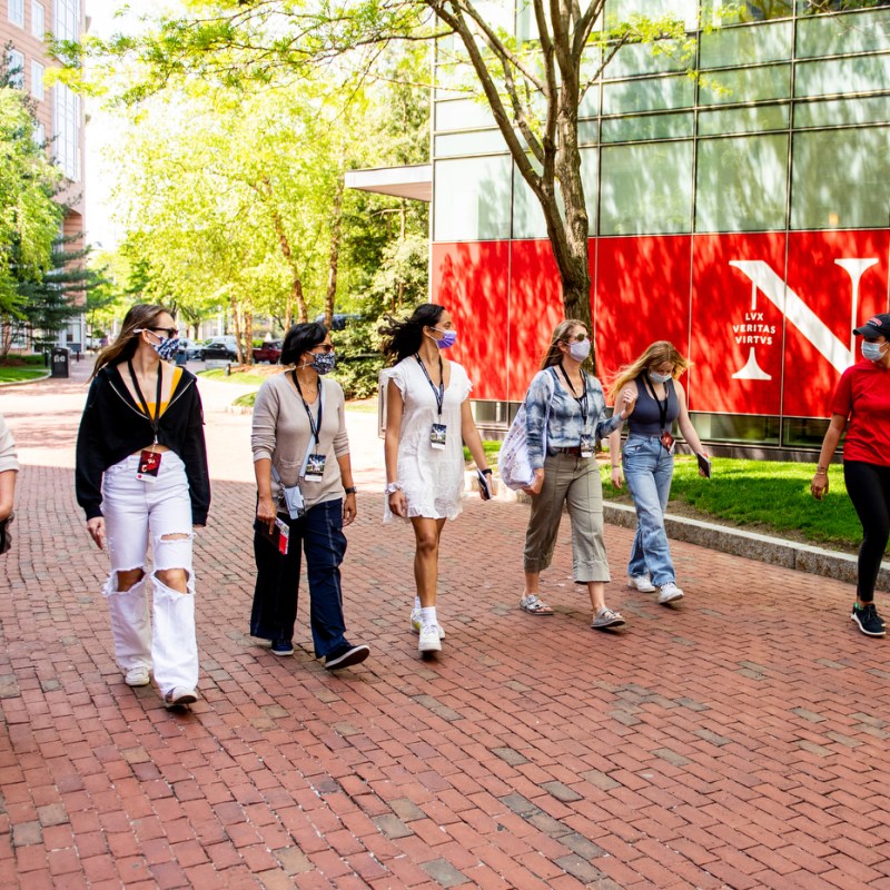 In-person campus tours have been ‘hard to find.’ But not at Northeastern.