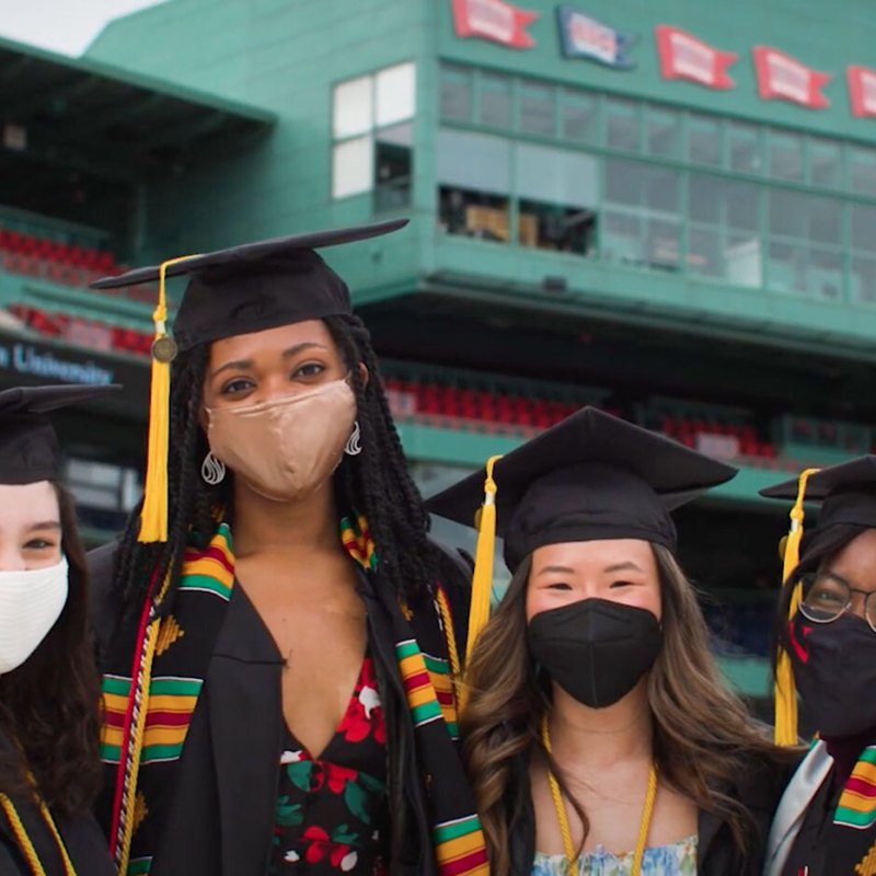 Watch the highlights of Northeastern’s 2021 Commencement weekend