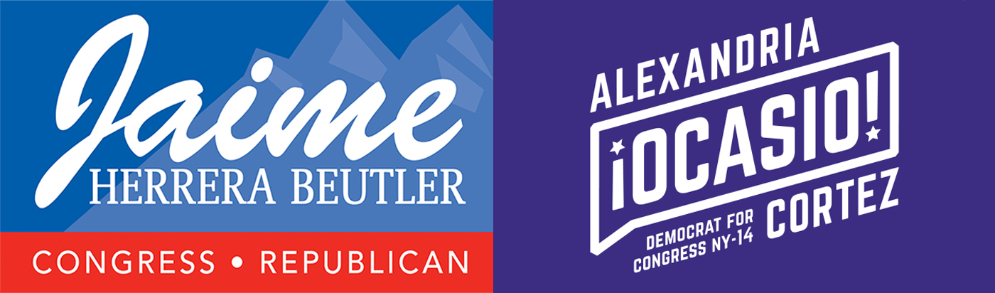 Political campaign logos