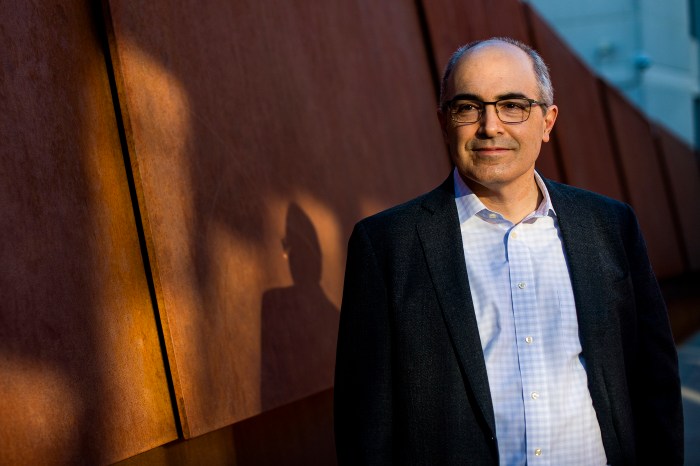 David DeSteno, professor of psychology at Northeastern University, standing outdoors.