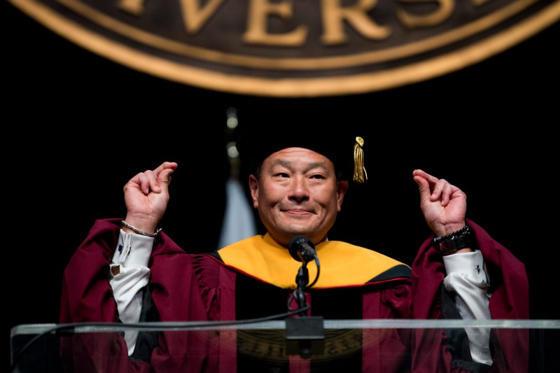 Ming Tsai at commencement