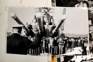 A photograph of soldiers from World War II to commemorate the 80th anniversary of the Pearl Harbor attack.
