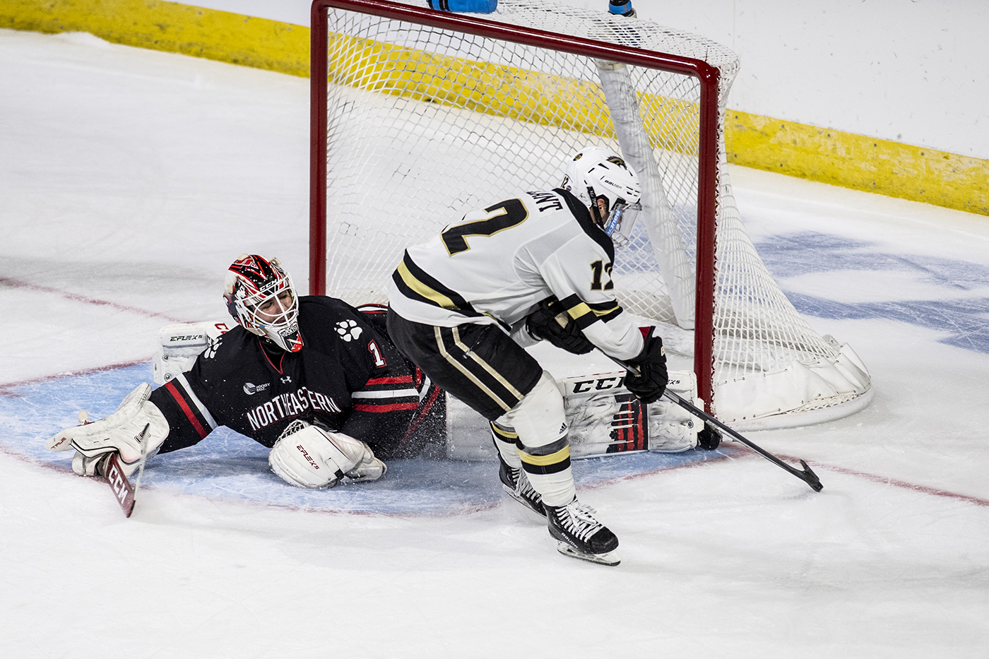 Northeastern Men’s Hockey faces off against Western Michigan in the NCAA Worcester Regional Championship at the DCU Center.