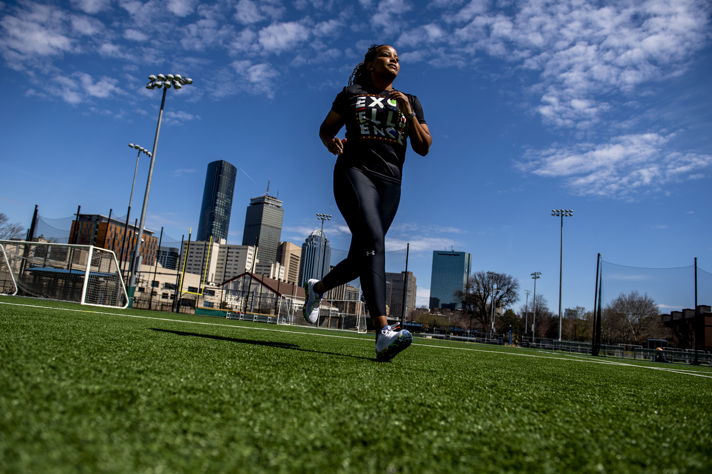 Northeastern runners take part in the 126th Boston Marathon