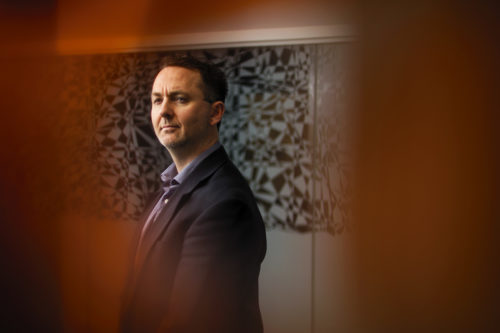 New research from Brandon Welsh, a professor of criminology and criminal justice at Northeastern, follows up on the long-term effects of a program launched 70 years ago to prevent crime among young people living in urban areas. Photo by Adam Glanzman/Northeastern University