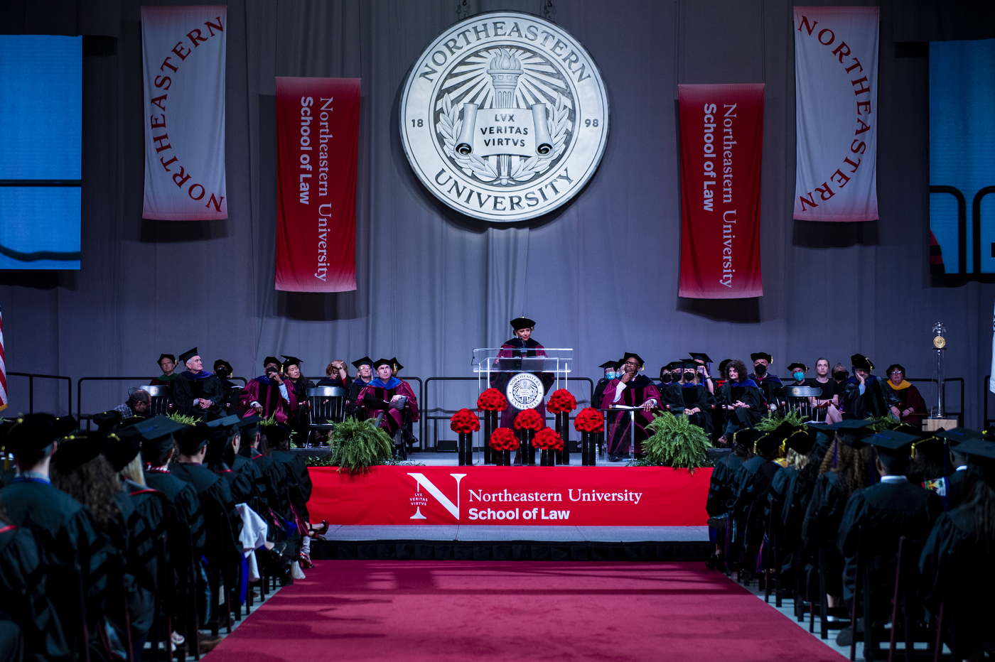 Northeastern Law School graduation ceremony