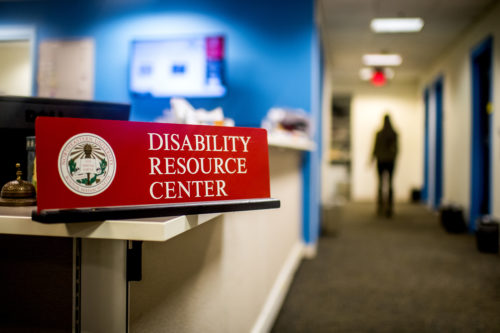 Disability Resource Center in Dodge Hall. Photo by Matthew Modoono/Northeastern University