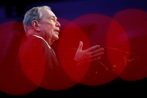 In this Jan. 22, 2020 photo, Democratic presidential candidate, former New York City Mayor Michael Bloomberg speaks at the ​U.S. Conference of Mayors' Winter Meeting in Washington. AP Photo/Patrick Semansky