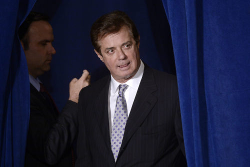 Paul Manafort, pictured above, former campaign advisor to Donald Trump, was indicted Monday as part of Special Counsel Robert Mueller’s investigation into Russian interference in the 2016 election. <i>Photo by Olivier Douliery/Sipa USA(Sipa via AP Images)</i>
