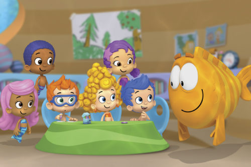 Salisbury is the series director for two early-education cartoons on Nickelodeon, including Bubble Guppies, which uses music, cute characters, and humor to teach children about teamwork and friendship. Photo courtesy of Nickelodeon. 