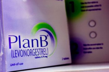 purple box of plan b emergency contraceptive
