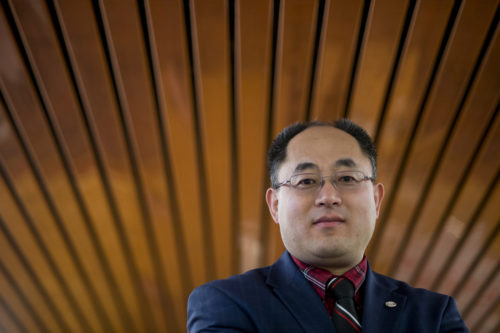 January 14, 2014 - Hanchen Huang is the Chair of the Mechanical and Industrial Engineering Department.  Huang devised a theory describing nanorod crystal growth