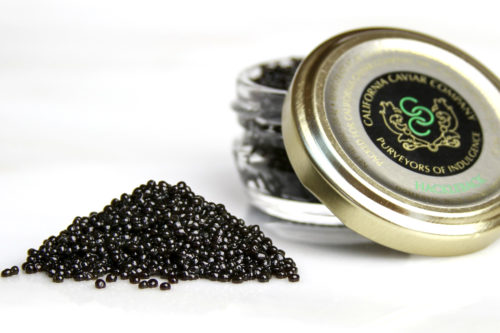 A selection of caviar from California Caviar Company.