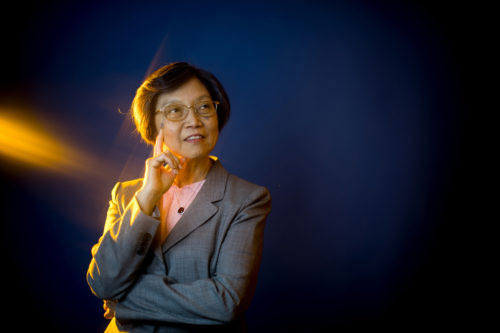 Agnes Chan, one of the founding faculty of Northeastern’s Cybersecurity and Privacy Institute, will retire this summer after 41 years of service to the university. Photo by Matthew Modoono/Northeastern University