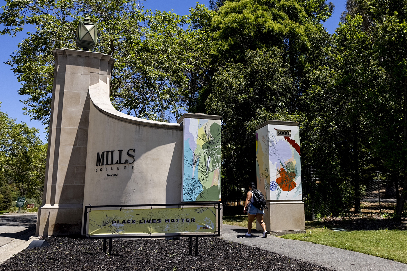 front gate of mills college