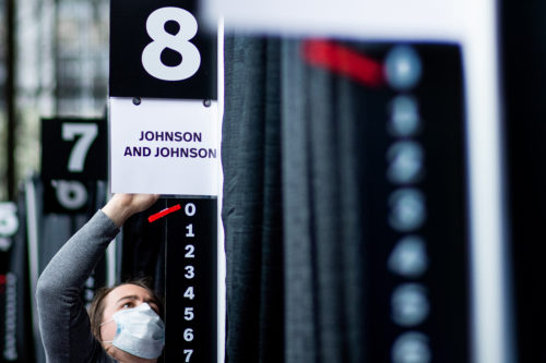 The university will offer one-shot Johnson & Johnson vaccines at Cabot Testing Center on Tuesday, May 4 and Wednesday, May 5. Photo by Matthew Modoono/Northeastern University