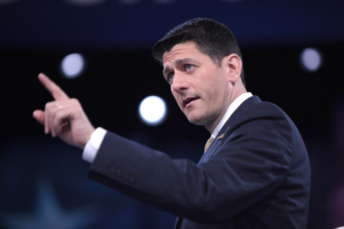 The House, led by Speaker Paul Ryan, has come up with a healthcare proposal. Trump has fully endorsed it and promised a “bloodbath” if it is blocked, says William Crotty, emeritus professor of political science. Image via Flickr.