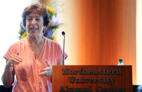 July 18, 2016 - BOSTON, MA. - Linda Birnbaum, Director of the National Institute of Environmental Health Sciences, National Toxicology Program speaks during the Our Environmental, Our Health event in the Alumni Center at Northeastern University on July 18, 2016. Photo by Matthew Modoono/Northeastern University