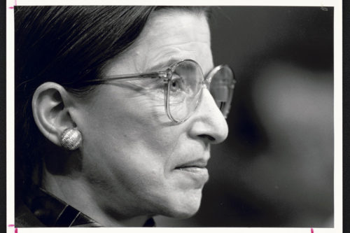Before she was a Supreme Court Justice, Ruth Bader Ginsburg taught law in a clinical program at Columbia Law School. Photo by Michael Jenkins/Library of Congress