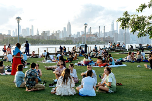 Cities survived the COVID-19 pandemic. Now the disease could prompt healthier cityscapes, such as more public parks. Photo by Mathias Wasik/picture alliance via Getty Images