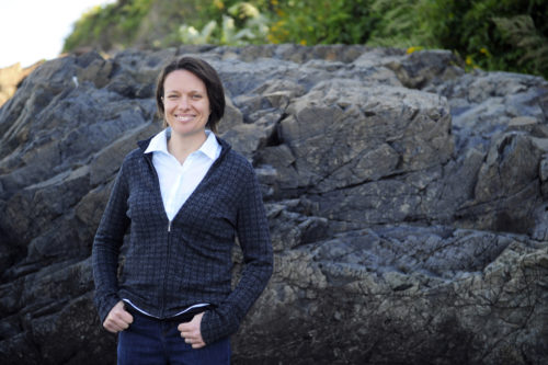 09/14/15 - NAHANT, MA. -  Kathleen Lotterhaus, Assistant Professor in the Department of Marine and Environmental Sciences at the Northeastern University Marine Science Center in Nahant. Photo by: Matthew Modoono/Northeastern University
